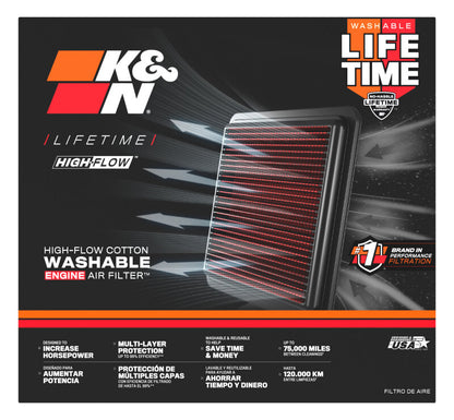 K&N 15-17 Volvo V40 2.0L DSL Drop In Air Filter