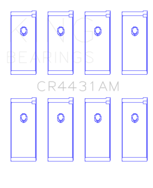 King Engine Bearings Nissan (Size 0.75) Rod Bearing Set