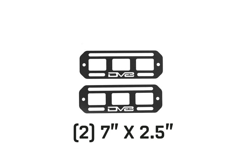 DV8 Offroad Universal Molle Panels - 7In x 2.5In PAIR