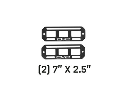 DV8 Offroad Universal Molle Panels - 7In x 2.5In PAIR