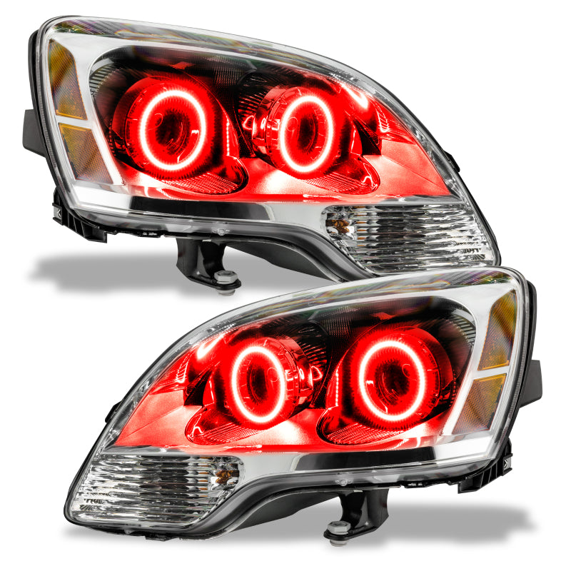 Oracle Lighting 08-12 GMC Acadia Non-HID Pre-Assembled LED Halo Headlights -Red
