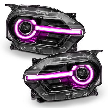 Oracle 2021 Ford Bronco Sport RGB+W Headlight DRL + Halo - ColorSHIFT w/ RF Controller