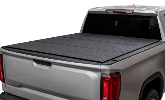 Access 14-18 Chevy/GMC 1500 5ft 8in Bed LOMAX Tri-Fold Cover - Urethane Diamond Plate