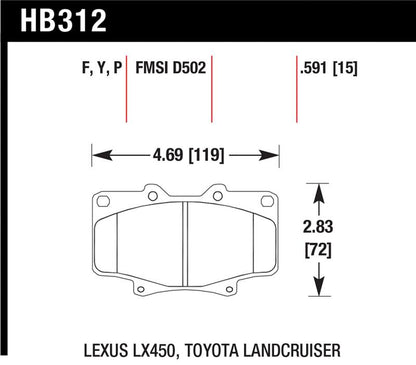 Hawk Super Duty Street Brake Pads