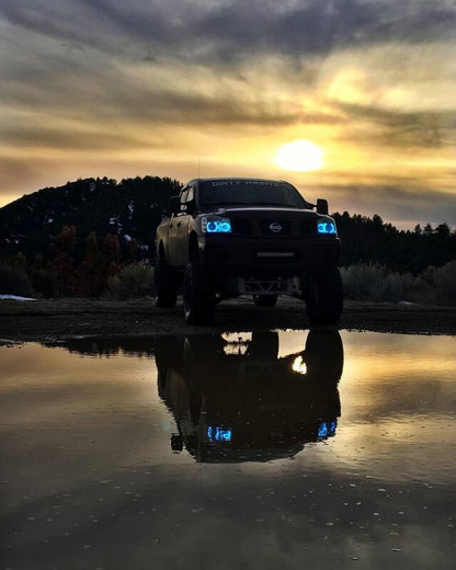 Oracle Nissan Titan 08-15 Halo Kit - ColorSHIFT w/ BC1 Controller