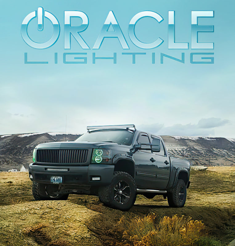 Oracle Chevy Silverado 07-13 Halo Kit Round Style - ColorSHIFT w/ BC1 Controller