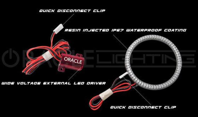 Oracle Dodge Durango 11-13 LED Waterproof Fog Halo Kit - White