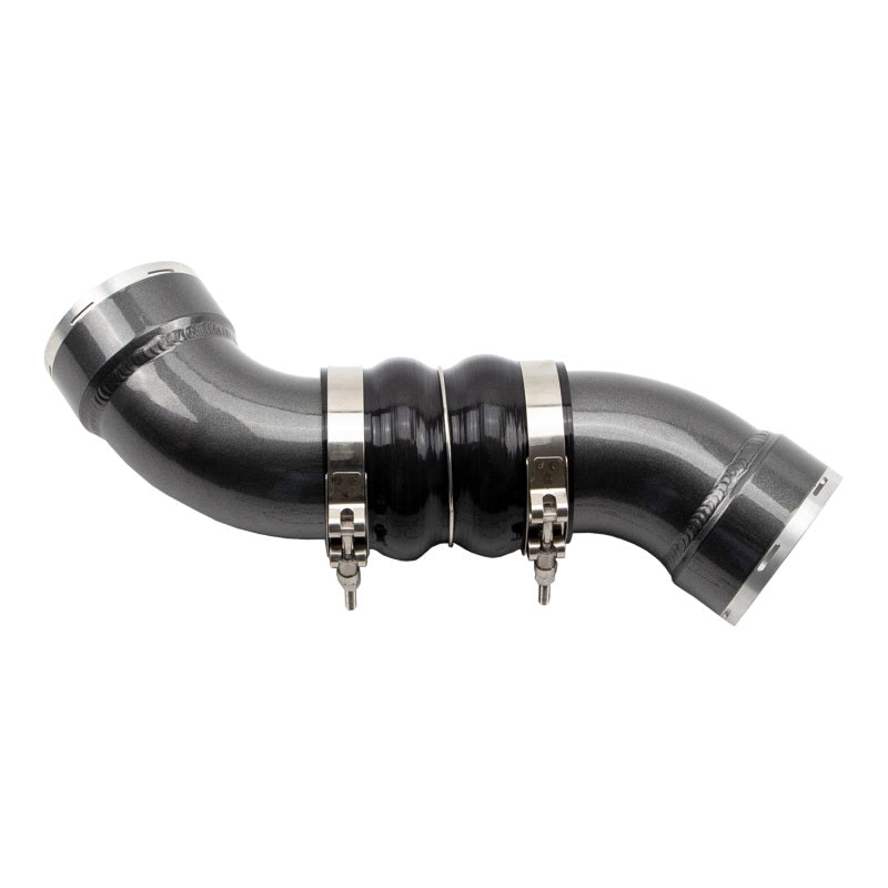Wehrli 06-10 Chevrolet 6.6L LBZ/LMM Duramax Passenger Side 3.5in Intercooler Pipe - Semi-Gloss Black