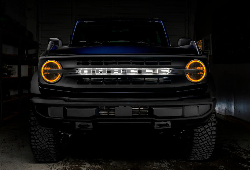 Oracle 2021 Ford Bronco DRL Upgrade w/ Halo Kit - ColorSHIFT w/ Simple Controller