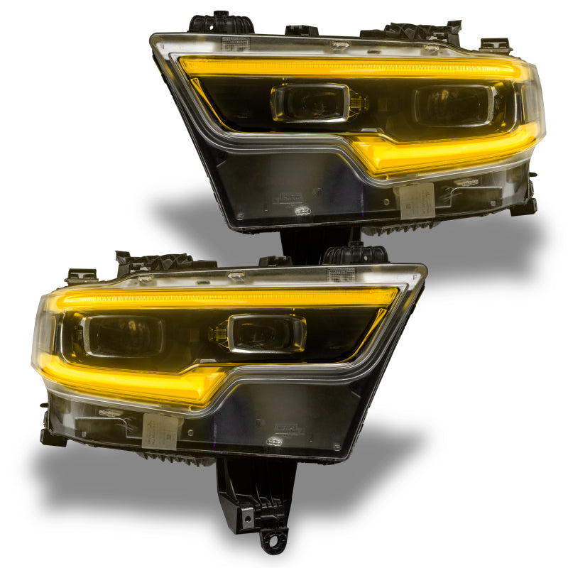 Oracle 19-21 RAM 1500 Projector LED Headlight DRL Kit - RGBW+A w/ 2.0 Controller