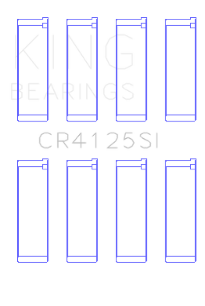 King Subaru EJ20/EJ22/EJ25 (Including Turbo) Silicone Bi-Metal Alum Rod Bearing Set - Size STD