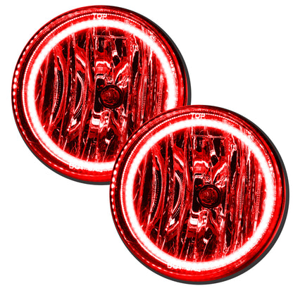 Oracle Lighting 07-14 GMC Sierra Pre-Assembled LED Halo Fog Lights -Red
