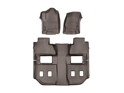 WeatherTech 2017+ Audi A4 Front & Rear FloorLiner - Cocoa