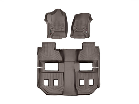 WeatherTech 2017+ Audi A4 Front & Rear FloorLiner - Cocoa