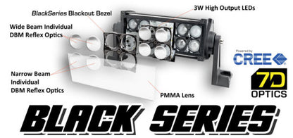 Oracle Black Series - 7D 50 288W Dual Row LED Light Bar - 6000K