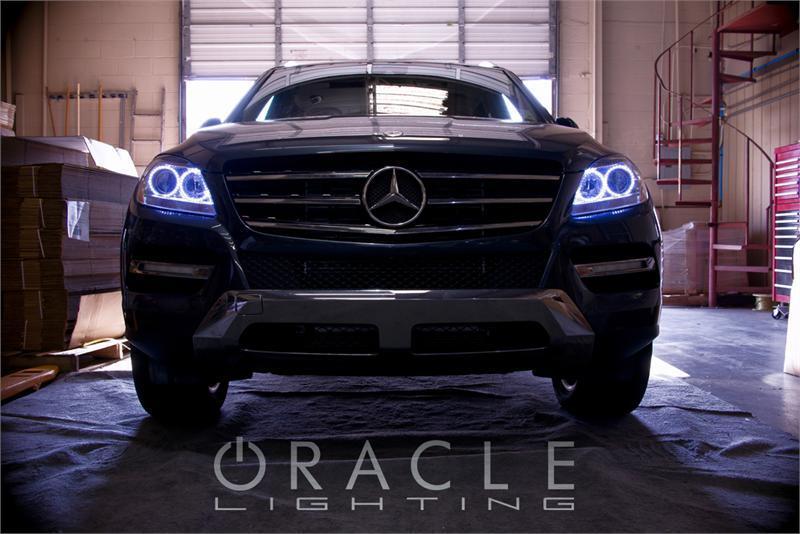 Oracle Mercedes Benz ML 350/500 06-12 Halo Kit - ColorSHIFT w/ BC1 Controller