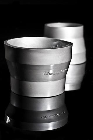 Weapon R 3in x 3in x 2.5in Tall Coupler Adapter - Silver