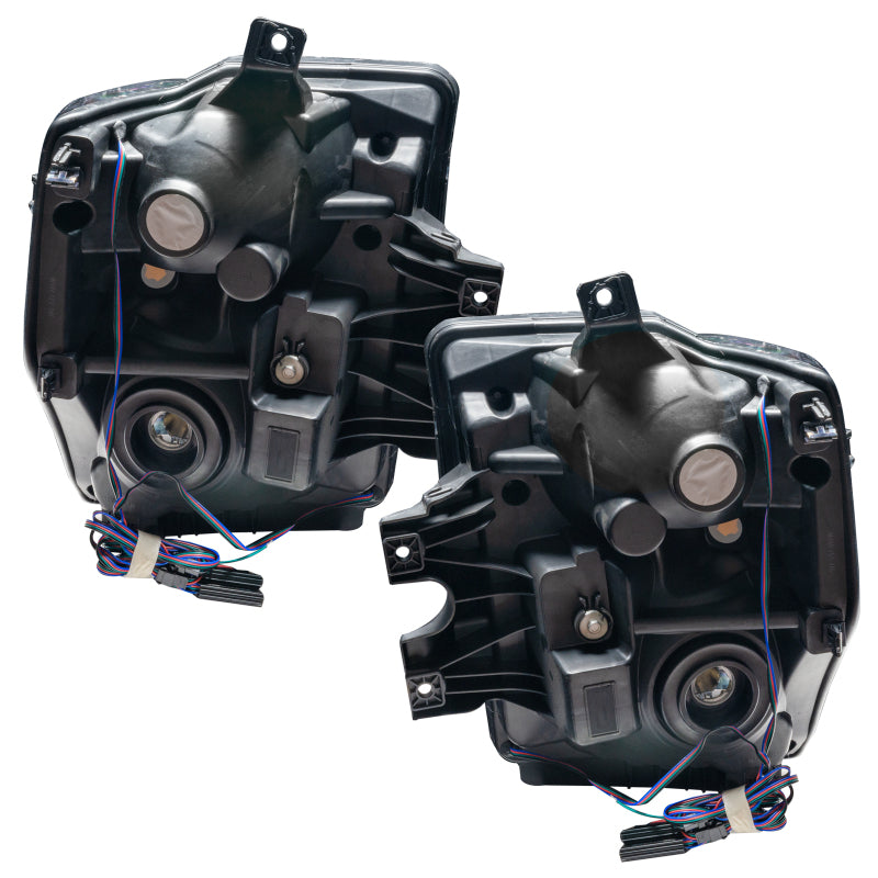 Oracle 08-10 Ford F250/350 LED HL - Black - ColorSHIFT