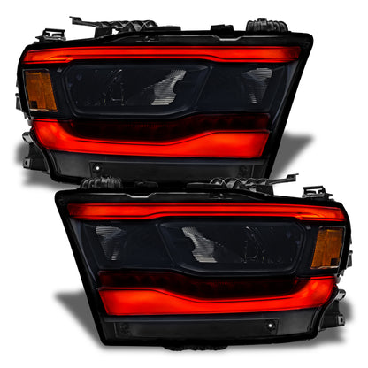 Oracle 19-21 Dodge RAM 1500 Reflector LED Headlight DRL Kit - w/Simple Controller