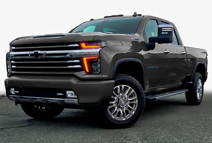 Oracle 2021 Chevy Silverado HD 2500/3500 RGB+W Headlight DRL Upgrade Kit ColorSHIFT 2