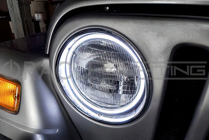 Oracle 7in Round Exterior Waterproof LED Halo Kit - White