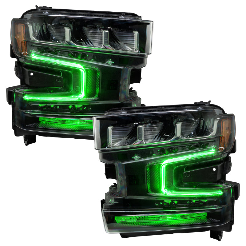 Oracle 19-21 Chevy Silverado 1500 RGB+W Headlight DRL Kit - w/ Simple Controller