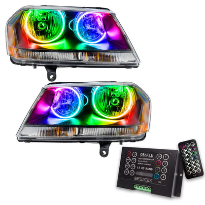 Oracle 08-14 Dodge Avenger RT SMD HL - Black - ColorSHIFT w/ 2.0 Controller