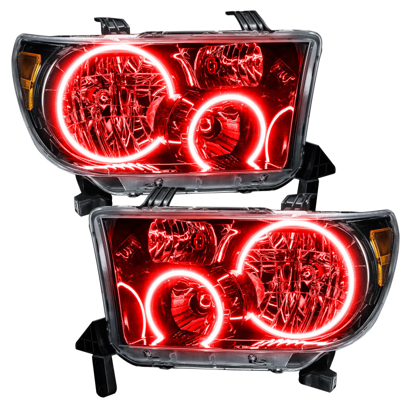 Oracle 07-11 Toyota Tundra Pre-Assembled Headlights - Black Housing - w/ 2.0 Controller