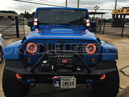 Oracle Off-Road 3in Square WP LED Halo - ColorSHIFT