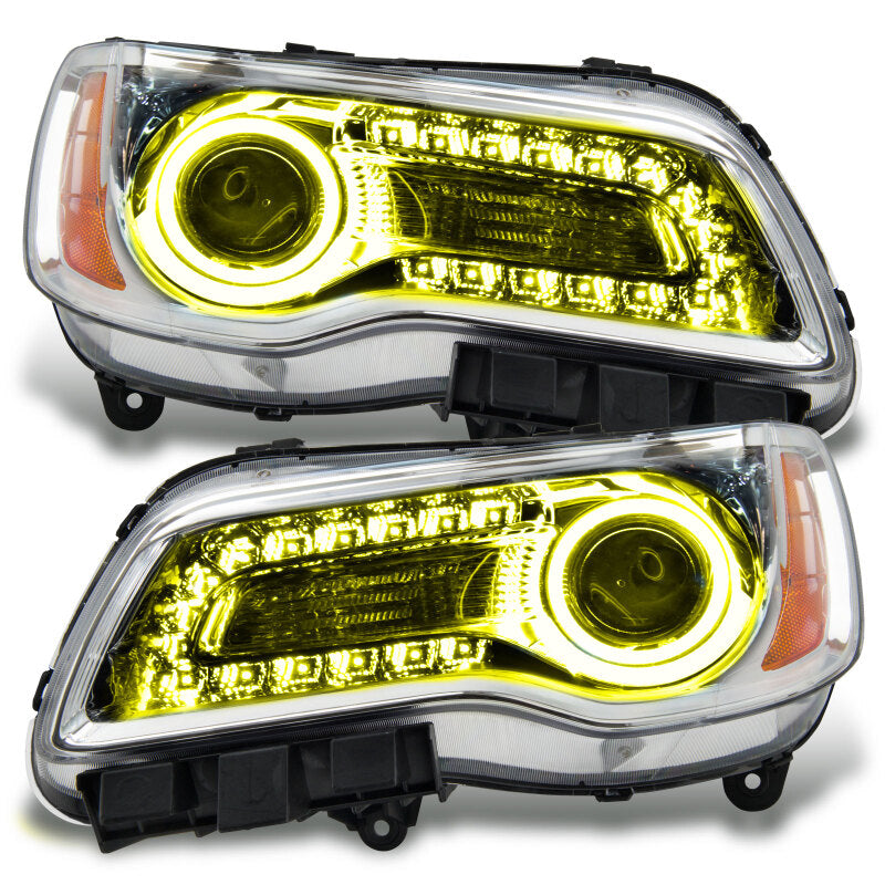 Oracle 11-14 Chrysler 300C SMD HL - Chrome - NON HID - ColorSHIFT w/ 2.0 Controller