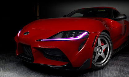 Oracle 20-21 Toyota Supra GR RGB+A Headlight DRL Upgrade Kit - ColorSHIFT