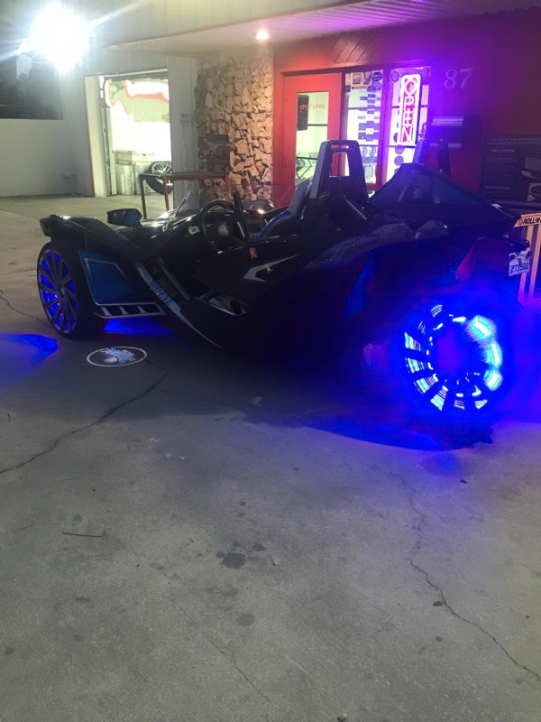 Oracle LED Illuminated Wheel Rings - Double LED - Blue