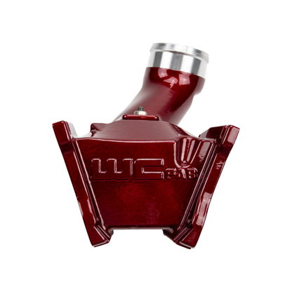 Wehrli 2007.5-2010 LMM Duramax High Flow 3in Y-Bridge Kit- WCFab Red
