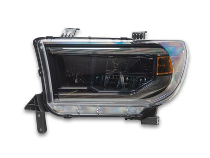 Raxiom 07-13 Toyota Tundra CXR Series LED Projector Headlights- Black Housing- Clear Lens