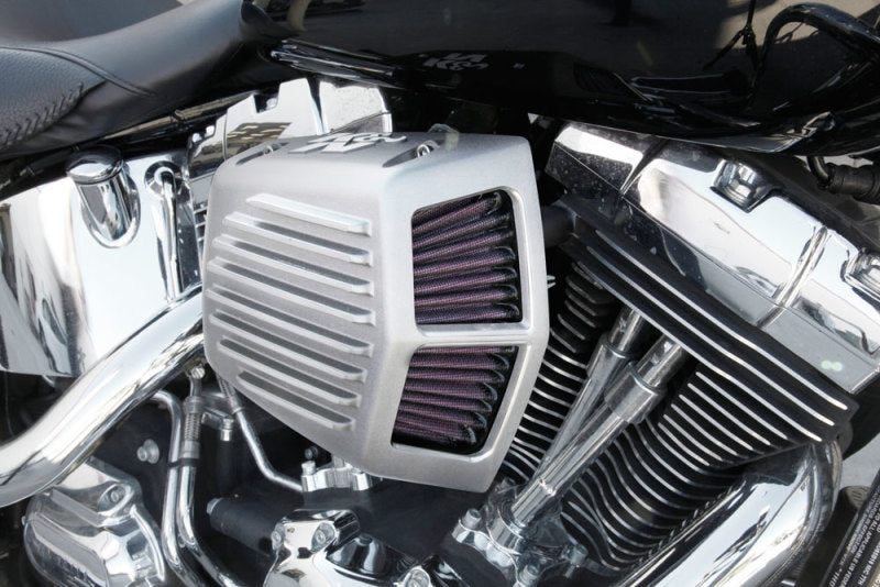 K&N Street Metal Intake System - Shaker Touring 2017 Silver Intake System-Harley-Davidson