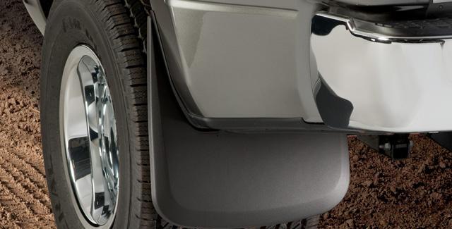 Husky Liners 16-22 Toyota Tacoma w/ OE Fender Flares Custom Molded Front Mud Guards - Black