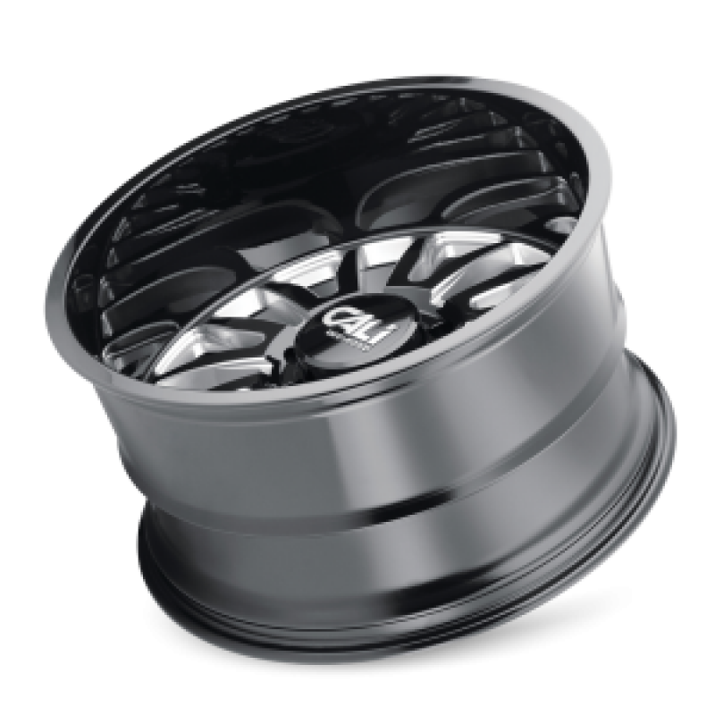 Cali Off-Road 9110 Summit 20x10 / 8x170 BP / -25mm Offset / 125.2mm Hub Gloss Black Milled Wheel
