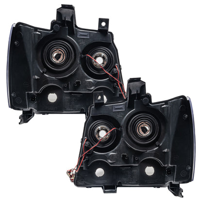Oracle 07-13 Chevrolet Avalanche Pre-Assembled SMD Headlights - Red