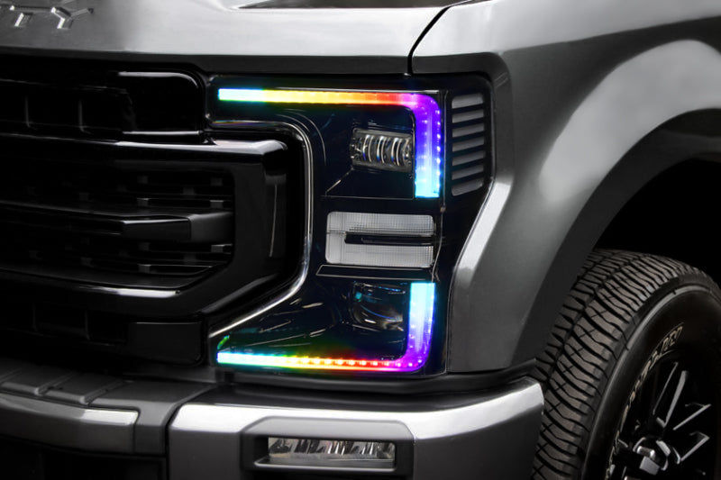 Oracle 2022 Ford F250/350 Super Duty Dynamic ColorSHIFT Headlight DRL Kit w/Switchback