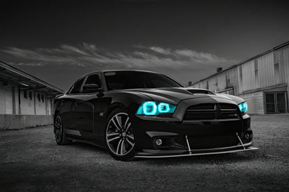 Oracle 11-14 Dodge Charger Dynamic Headlight Halo Kit - ColorSHIFT - Dynamic