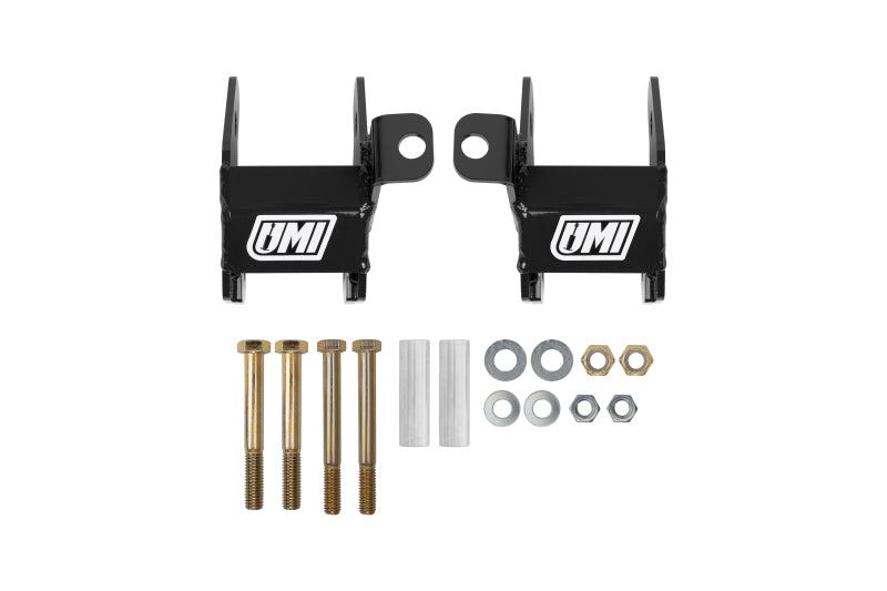 UMI Performance 64-72 GM A-Body Rear Control Arm Relocation Brackets - Bolt-In