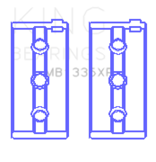 King Engine Bearings Kawasaki ZX-14R (2012-) #2/4 (Size +0.25mm) Main Bearing Set