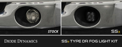 Diode Dynamics 02-08 Dodge Ram 1500/2500/3500 SS3 Fog Light Kit - White Max