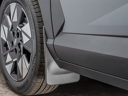 WeatherTech 24-25 Hyundai Kona Front Mudflaps - Black