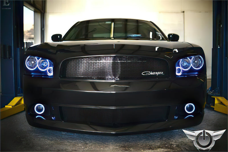 Oracle Dodge Charger 05-10 LED Fog Halo Kit - White