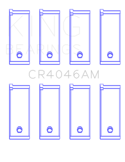King Engine Bearings Acura D16A1 Rod Bearing Set - Size STD