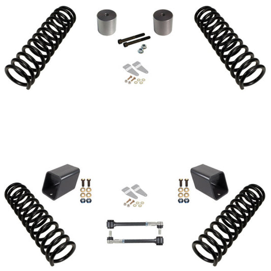 Synergy 07-18 Jeep Wrangler JKU 4 DR 2.0in Lift Starter Kit RHD Compatible