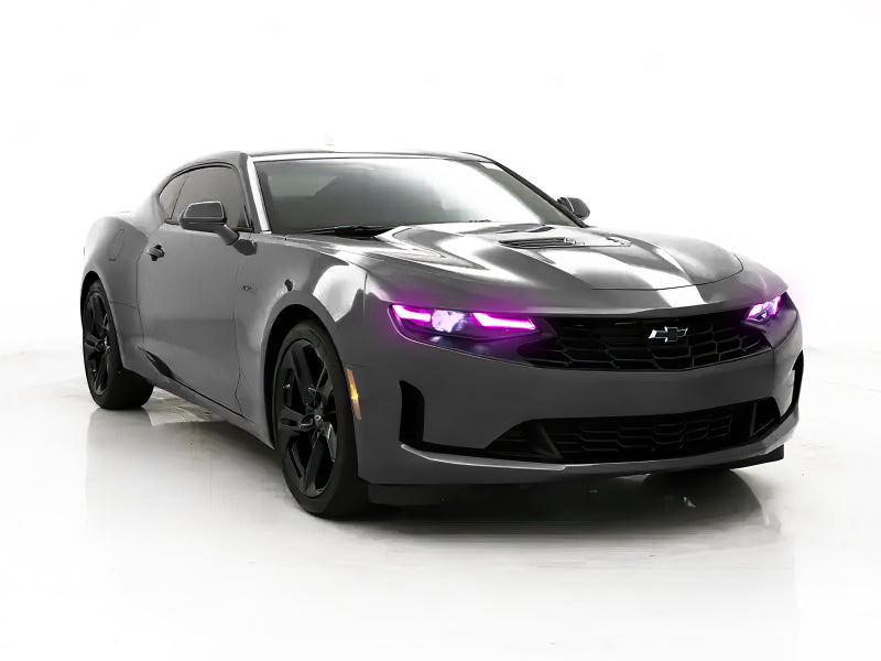 Oracle 19-21 Chevy Camaro LS/LT RGB+A Headlight DRL Kit - ColorSHIFT w/ RF Controller