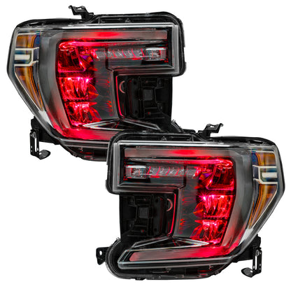 Oracle 19-21 Silverado/Sierra 1500 RGB Demon Eye Headlight Kit - w/o Controller