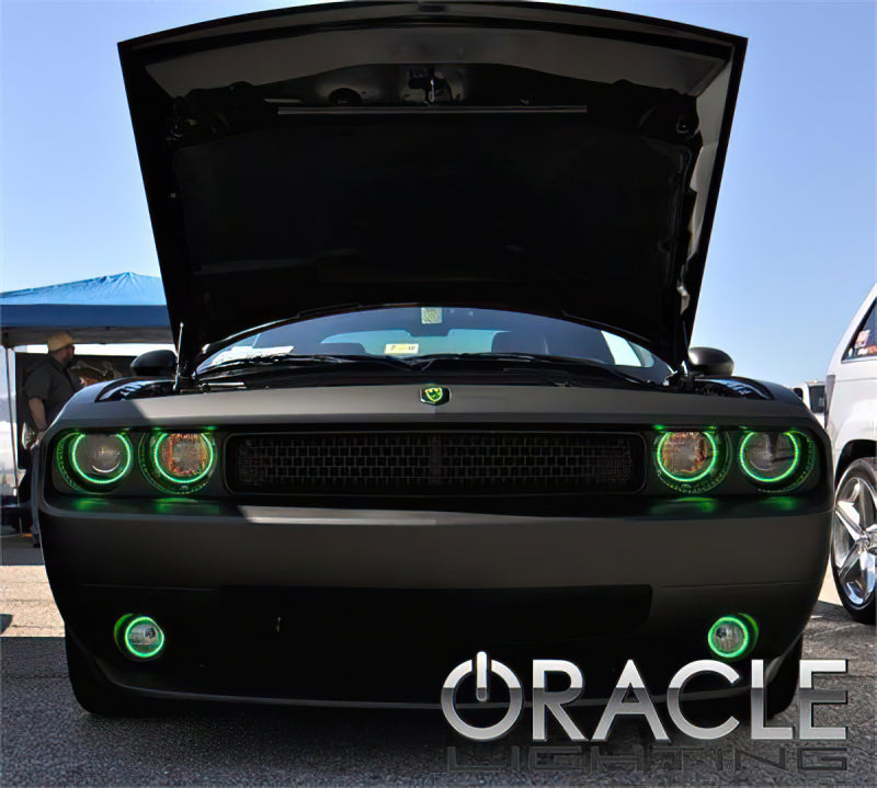 Oracle Dodge Challenger 08-14 LED Fog Halo Kit - Blue